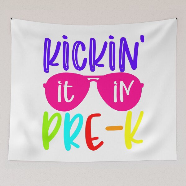 Item preview, Kickin’ it in Pre k designed and sold by purpleblobart.