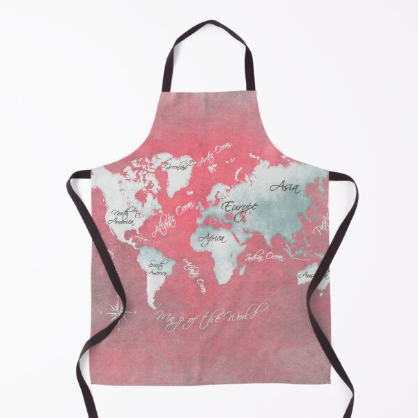 Item preview, world map 143 red white #worldmap #map designed and sold by JBJart.