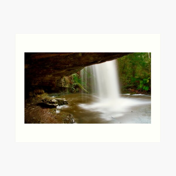 "Under The Falls" Art Print
