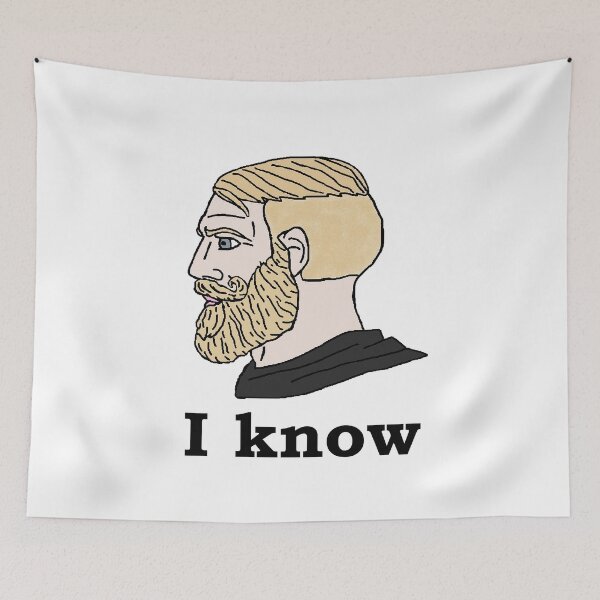 Item preview, Yes Chad "I know" designed and sold by DonatasSab.