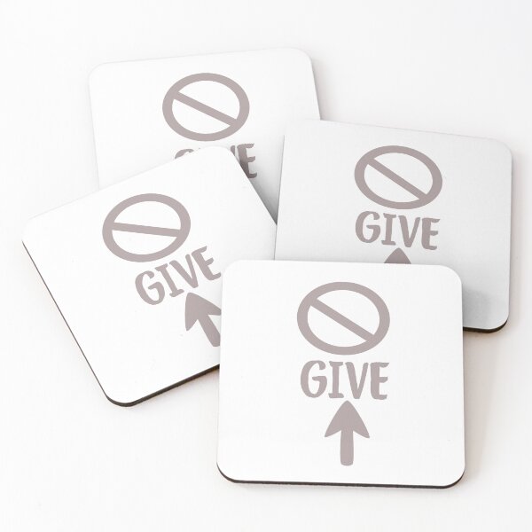 Item preview, don't give up designed and sold by Helga Taylor.