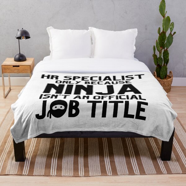 Aperçu de l'œuvre Spécialiste des ressources humaines drôle uniquement parce que Ninja n'est pas un titre de poste créée et vendue par JustCreativity.