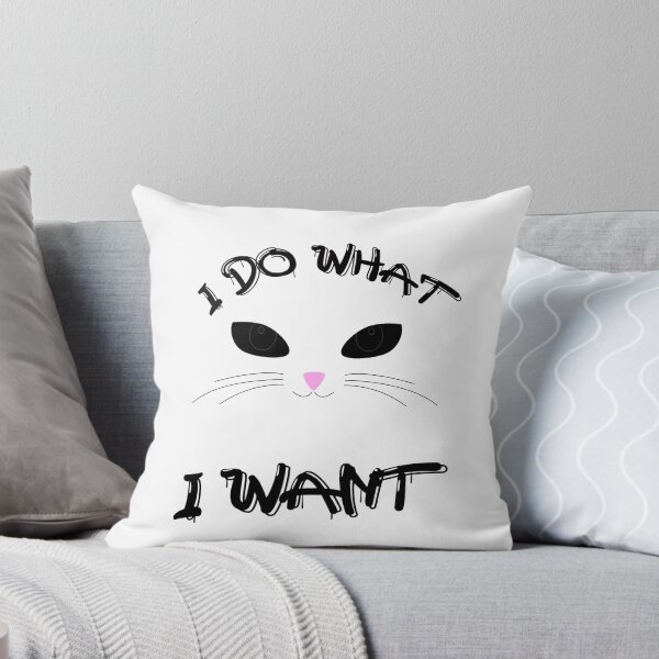 Item preview, cat face quote designed and sold by pirminio.