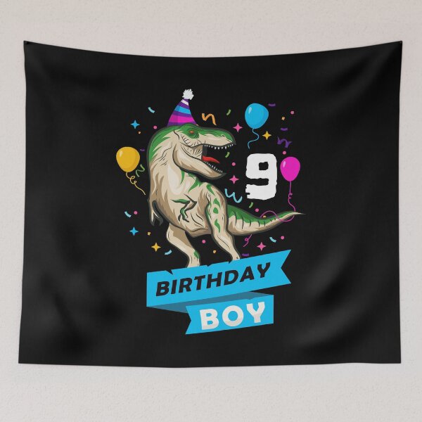 Item preview, It's My 9th Ninth Birthday T-Shirt 9th Birthday Boy T Rex Dinosaur T Shirt designed and sold by shokA Design.