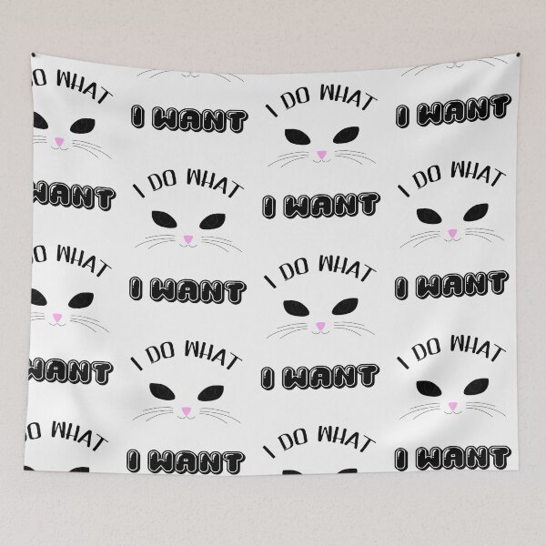 Item preview, cat face quote designed and sold by pirminio.