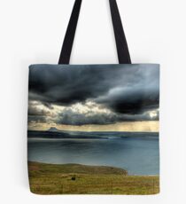 A River Thru The Berg Panoramic Tote Bag