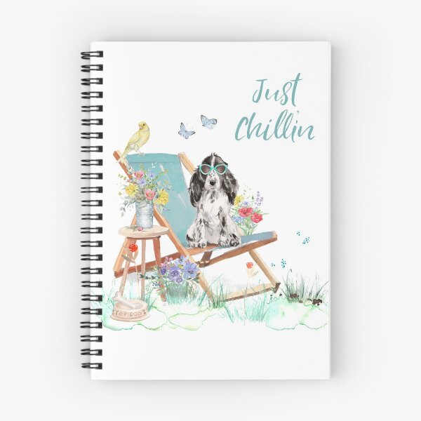 Item preview, A Pooch For You - Black & White Cocker Spaniel 'Just Chillin' designed and sold by Amanda-Lakey.