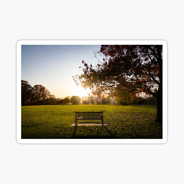 Take a seat (Crichton Gardens, Dumfries) Sticker