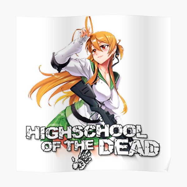 High School Of The Dead Rei Poster By Shadowbolt Redbubble