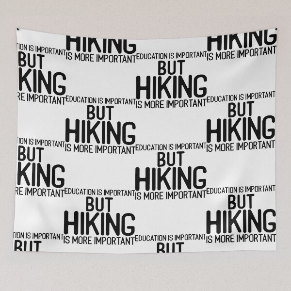 Item preview, crazy hiker quote designed and sold by pirminio.