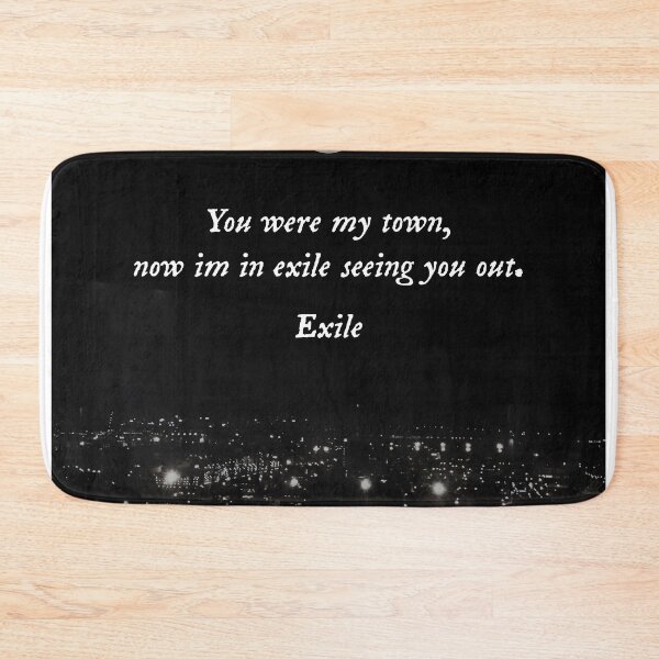 Item preview, Exile lyrics Folklore Taylor Swift designed and sold by Asraeyla.