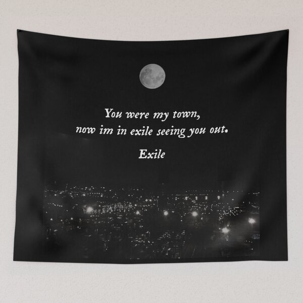 Item preview, Exile lyrics Folklore Taylor Swift designed and sold by Asraeyla.