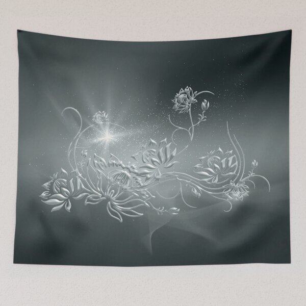 Item preview, Silver Floral designed and sold by FantasySkyArt.