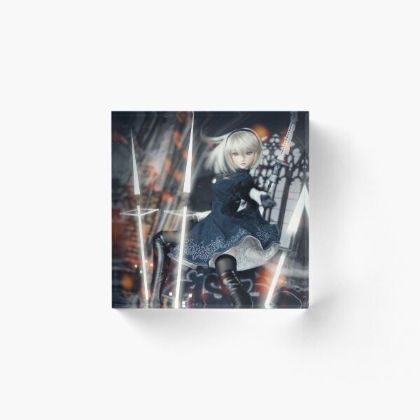 2B Nier:Automata Dollfie Dream Doll Acrylic Block