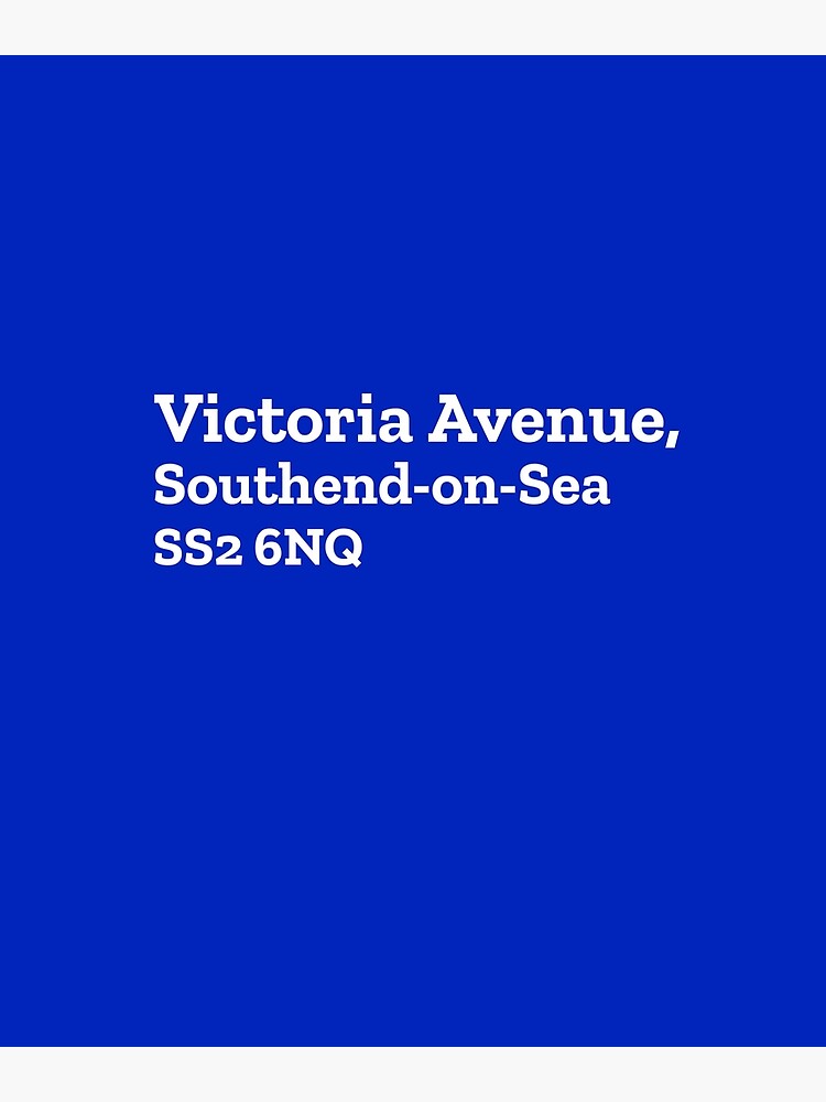 "Southend Stadium Address" Poster for Sale by TheChuckWagon1 Redbubble