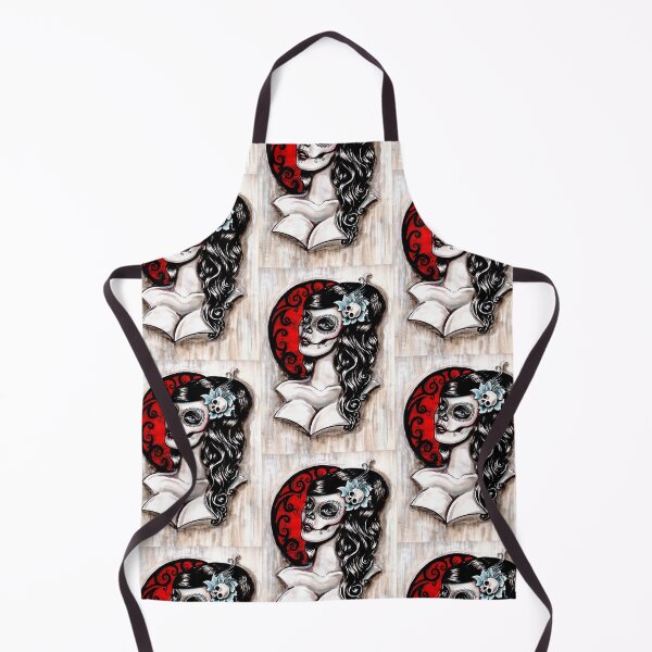 Item preview, Day of the dead pinup tattoo designed and sold by Isobel Von Finklestein.