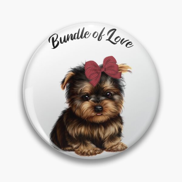 Item preview, Bundle Of Love - Cute Puppy With Red Ribbon designed and sold by Borislav Shekerdzhiyski.
