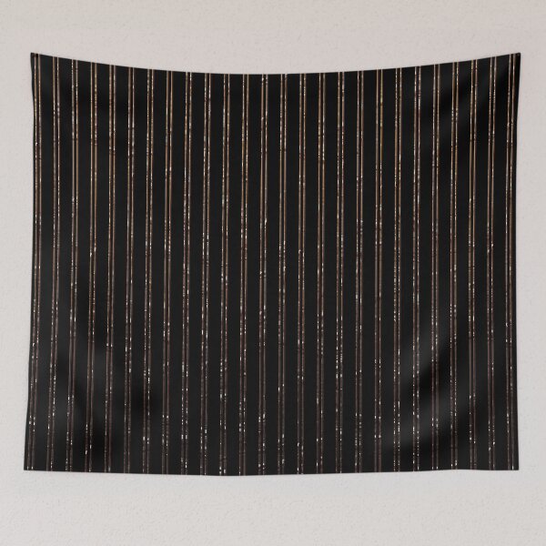 Item preview, Pinstripe Pattern in Black Gold Pinstripes designed and sold by Xarah.