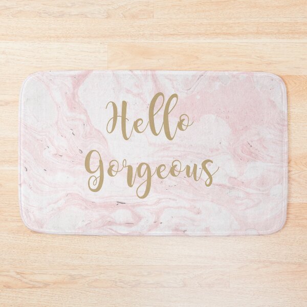 Item preview, Hello gorgeous pink marble designed and sold by Jenmag.