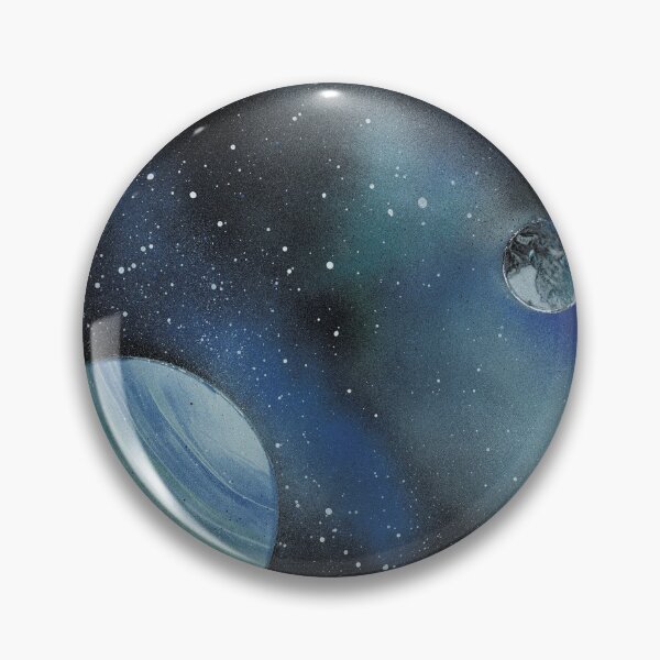 Item preview, Spray painting blue planet designed and sold by Dianne Hancock-James.