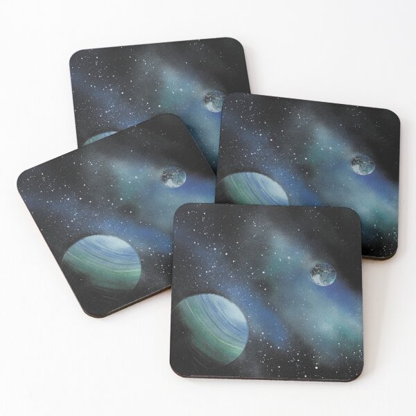 Item preview, Spray painting blue planet designed and sold by Dianne Hancock-James.