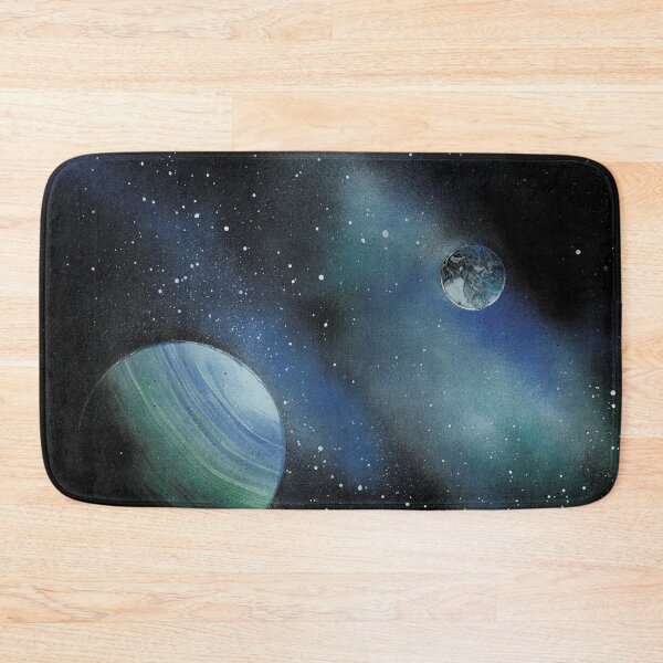 Item preview, Spray painting blue planet designed and sold by Dianne Hancock-James.