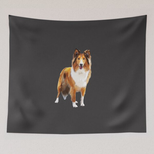 Item preview, Rough Collie Cute Dog designed and sold by ElegantCat.