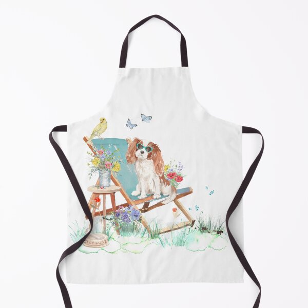A Pooch For You - Cavalier King Charles Spaniel 'Just Chillin' Apron