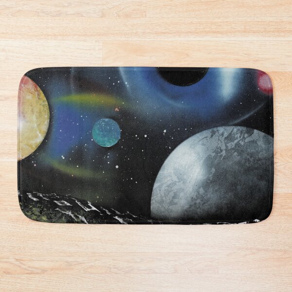 Item preview, Spray painting of mixed planets  designed and sold by Dianne Hancock-James.