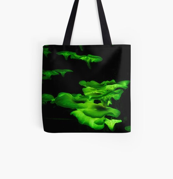 Glowing Fungi 1 All Over Print Tote Bag