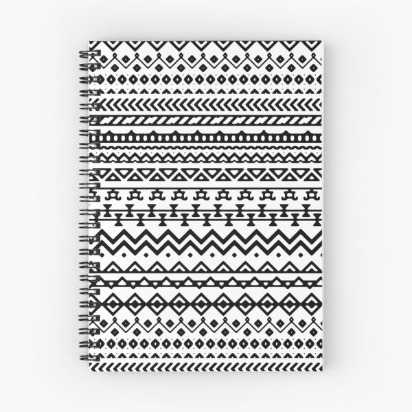 Item preview, Aztec Style Ethnic Pattern Black and White designed and sold by Logic72.