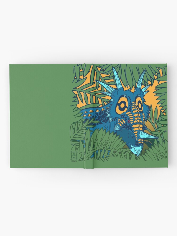 Alternate view of Styracosaurus Jungle Hardcover Journal