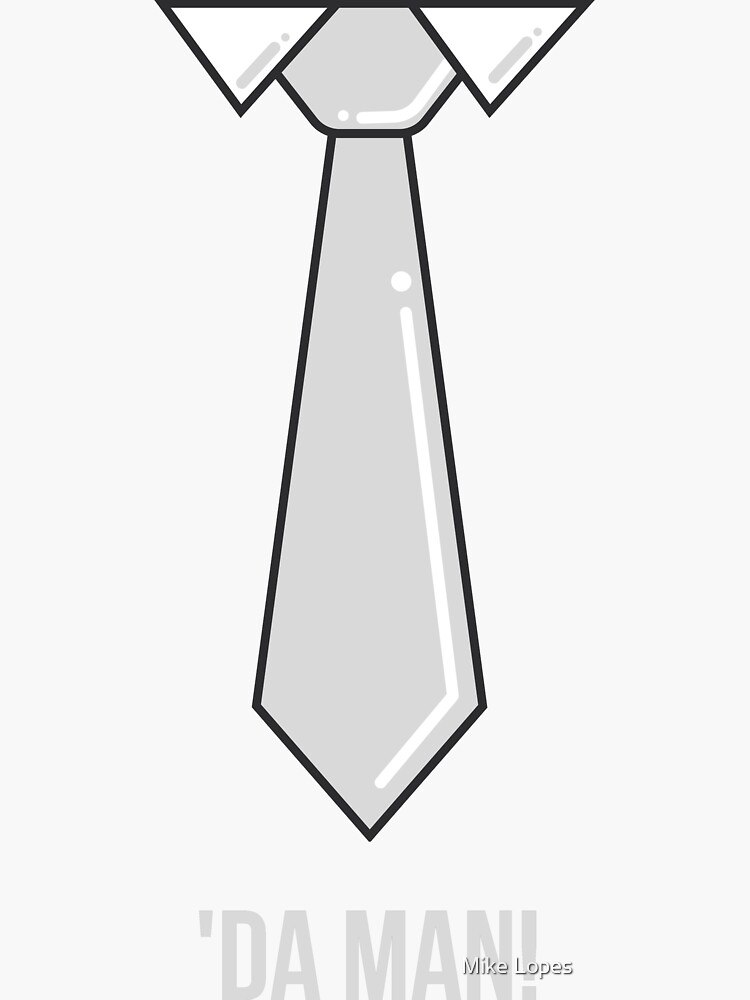 "'DA MAN, best husband, brother, father, groom, best men" Sticker for