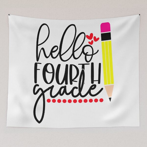 Item preview, Hello Fourth Grade designed and sold by purpleblobart.