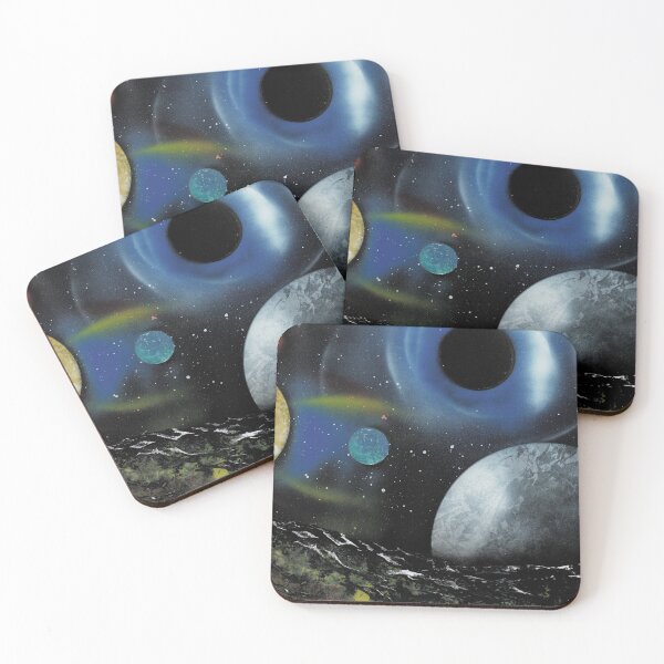Item preview, Spray painting of mixed planets  designed and sold by Dianne Hancock-James.