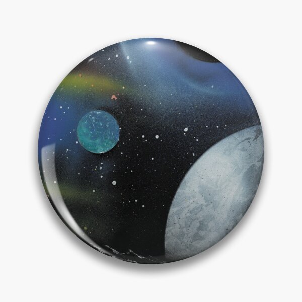Item preview, Spray painting of mixed planets  designed and sold by Dianne Hancock-James.