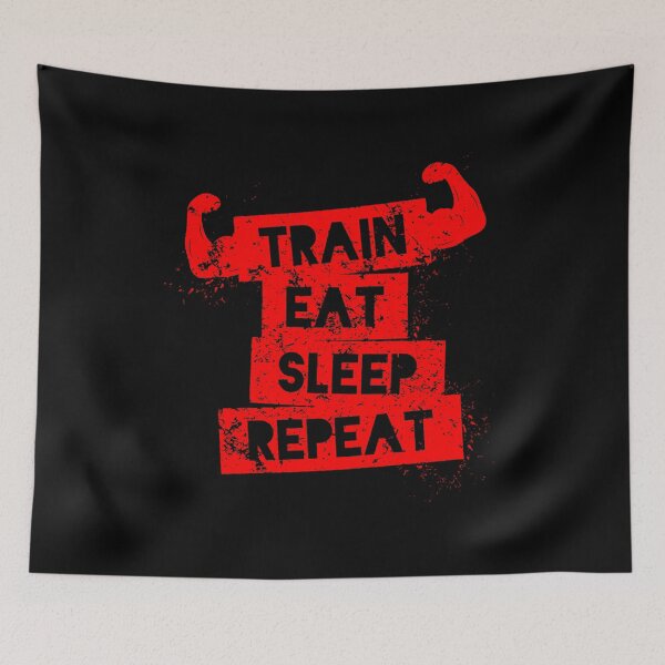 Item preview, Train eat sleep repeat - Funny training lover Gift designed and sold by Teenation9.