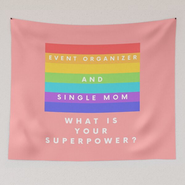 Item preview, event organizer single mom lgbt rainbow flag designed and sold by amr badawy.