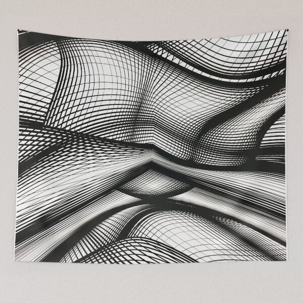 Item preview, Wavy Lines Abstract designed and sold by Kybruno's Creations.