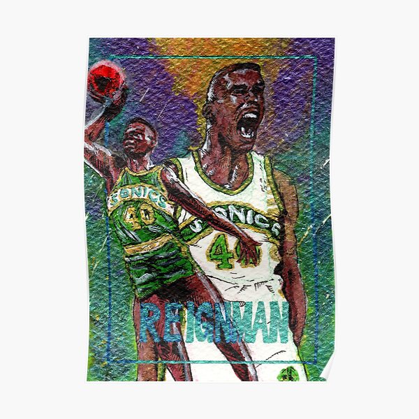 qiangdade Ray Allen Seattle SuperSonics Jersey Qiangy Pin