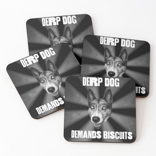 Item preview, DERP DOG - Demands biscuits designed and sold by Marcus Barcus.