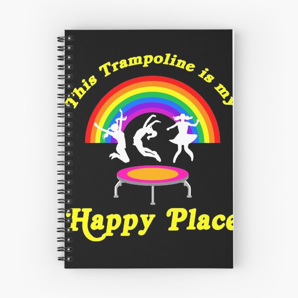 Item preview, Trampoline is my happy Place Funny Trampolinist Tumbling designed and sold by Rzelemenz.