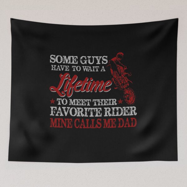 Item preview, My favorite rider calls me dad - Funny biker dad Gift designed and sold by Teenation9.