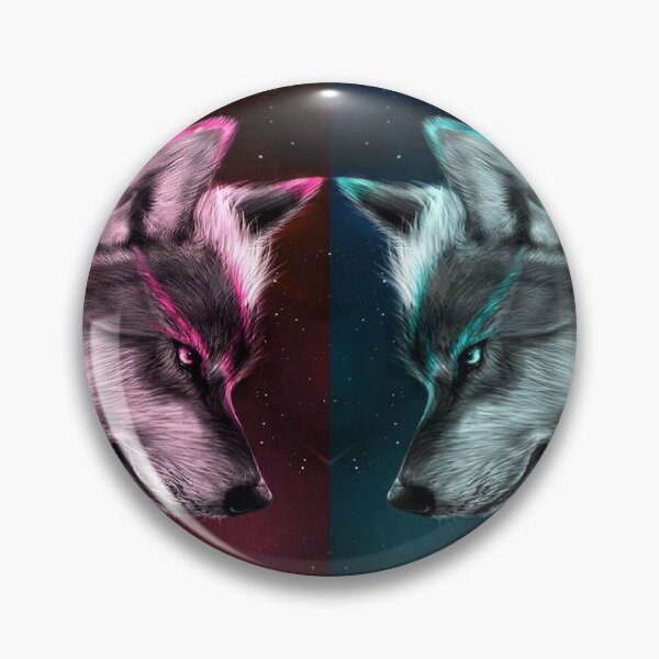 Item preview, Wolves Confrontation designed and sold by StickerNova1.