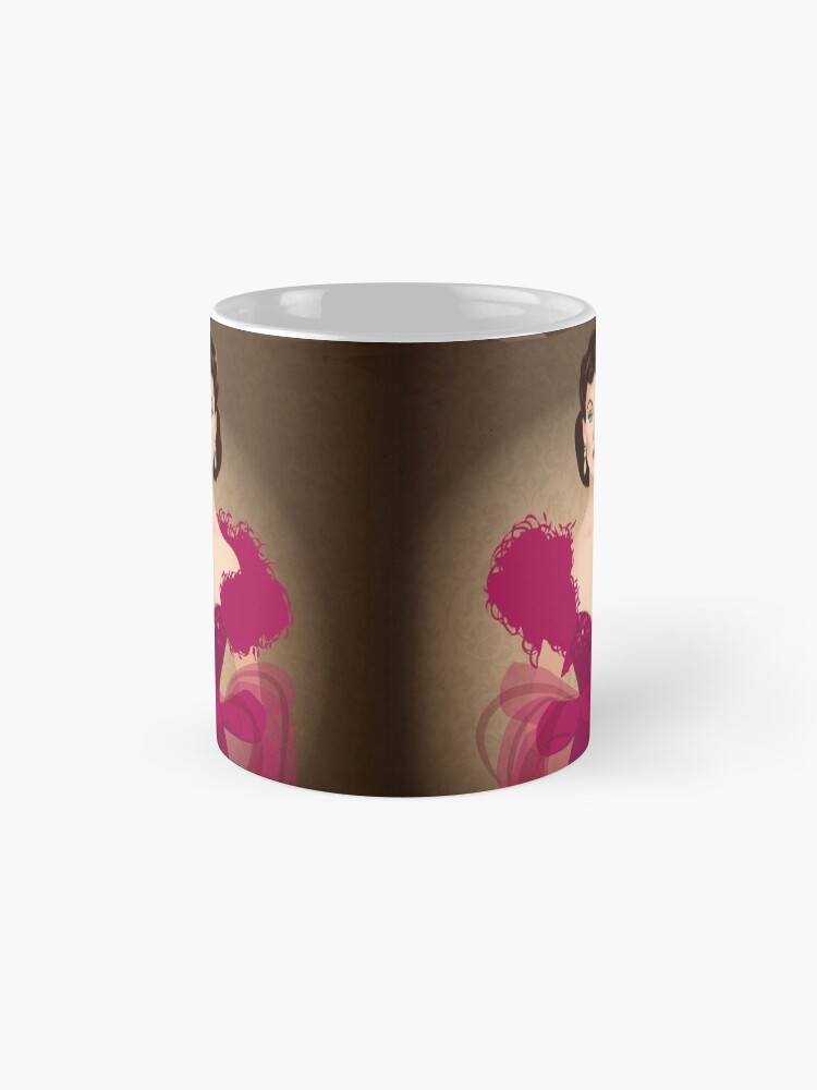 Alternate view of Burgundy dress Mug