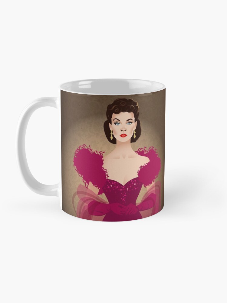 Alternate view of Burgundy dress Mug