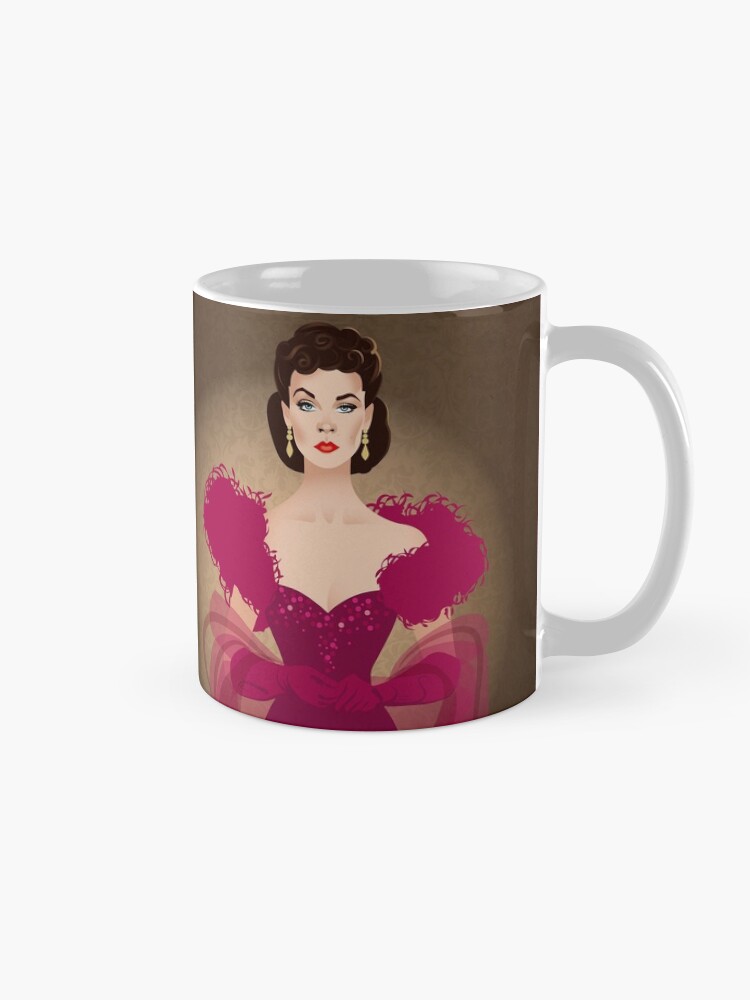Alternate view of Burgundy dress Mug