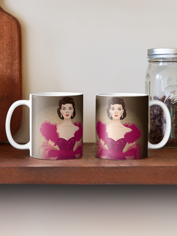 Alternate view of Burgundy dress Mug