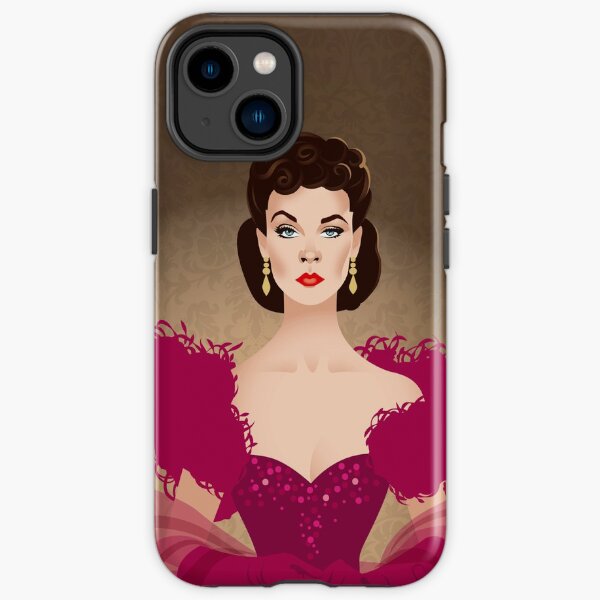 Burgundy dress iPhone Tough Case