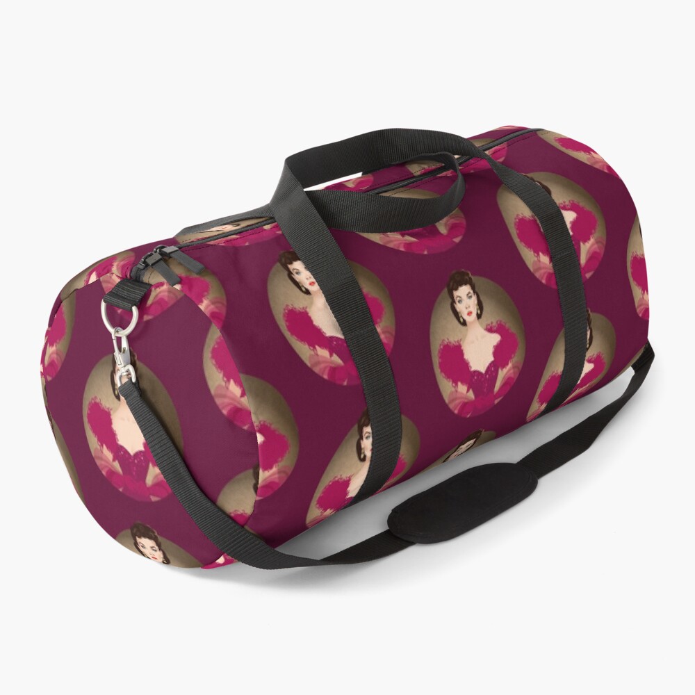 Burgundy dress Duffle Bag